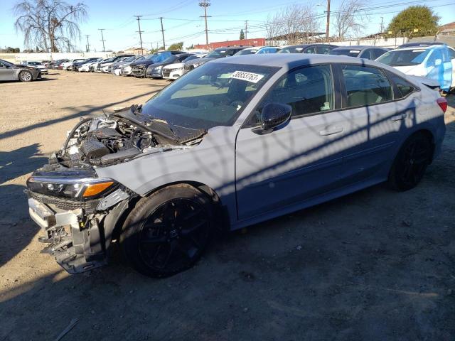 2HGFE2F54NH585194 - 2022 HONDA CIVIC SPOR 蓝色 照片 1