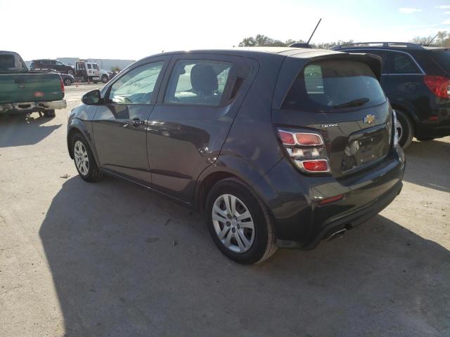 1G1JG6SB4L4132380 - 2020 CHEVROLET SONIC GRAY photo 2