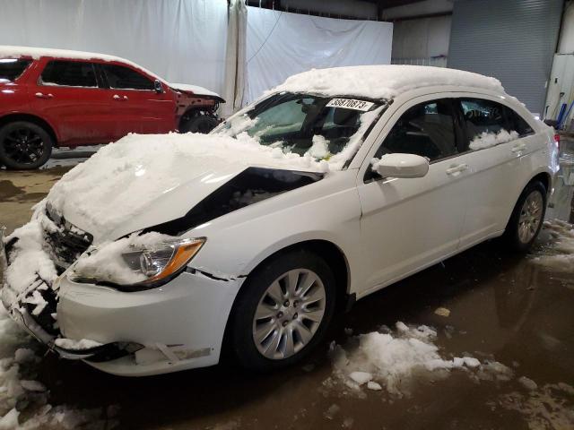 1C3CCBAG5DN767870 - 2013 CHRYSLER 200 LX WHITE photo 1