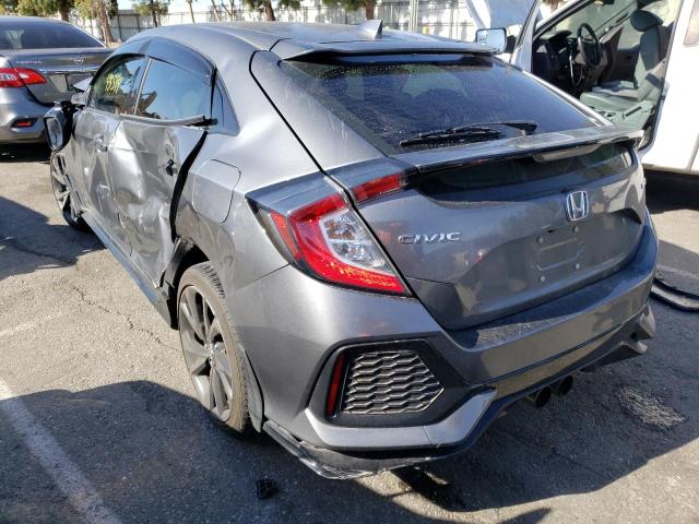 SHHFK7G48KU208703 - 2019 HONDA CIVIC SPOR CHARCOAL photo 3