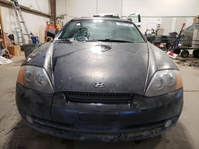 KMHHN65F03U097908 - 2003 HYUNDAI TIBURON GT BLACK photo 5