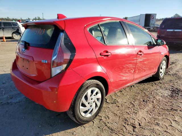 JTDKDTB32F1578156 - 2015 TOYOTA PRIUS C RED photo 3