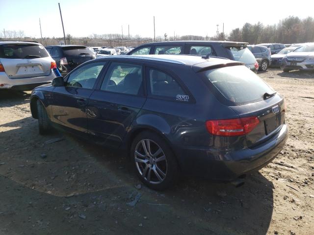 WAUVF78K39A199312 - 2009 AUDI A4 2.0T AV BLUE photo 2