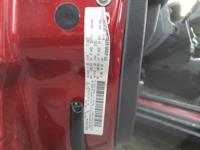 1J4PR4GK2AC143738 - 2010 JEEP GRAND CHER Rojo foto 12