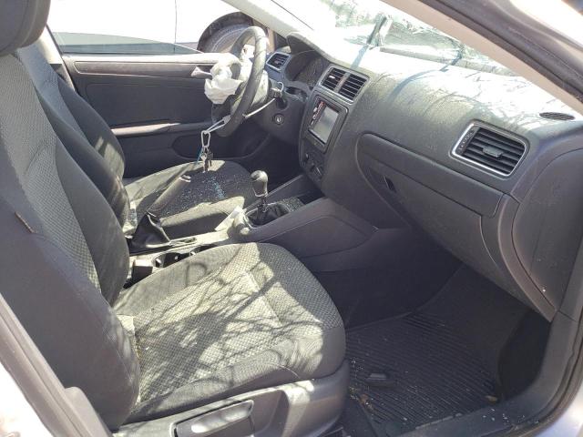 3VW1K7AJ4DM212740 - 2013 VOLKSWAGEN JETTA BASE SILVER photo 5