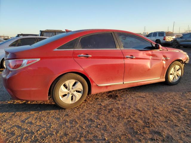 KMHEC4A41DA081477 - 2013 HYUNDAI SONATA HYB RED photo 3