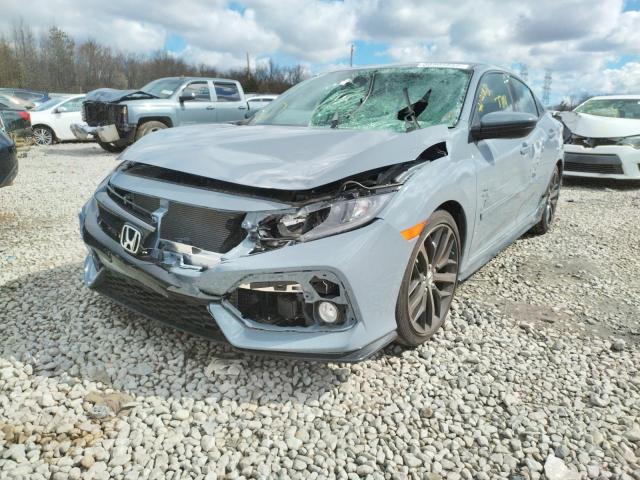 SHHFK7H43MU222672 - 2021 HONDA CIVIC SPOR SILVER photo 2