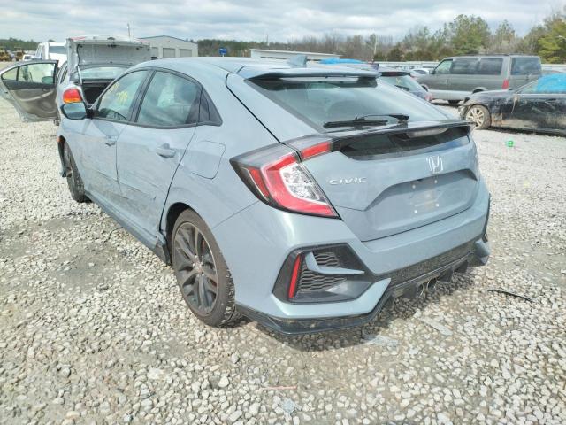 SHHFK7H43MU222672 - 2021 HONDA CIVIC SPOR SILVER photo 3