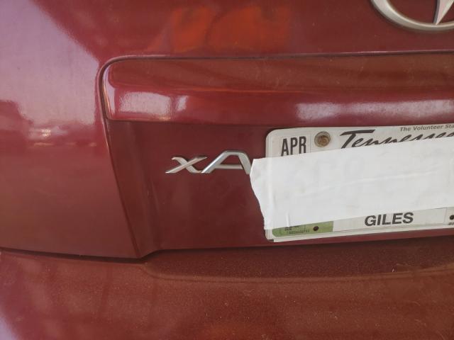 JTKKT624560161822 - 2006 SCION XA ბურგუნდია ფოტო 9