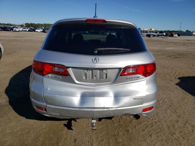 5J8TB182X7A005294 - 2007 ACURA RDX SILVER photo 6