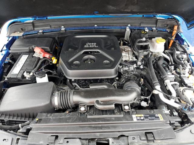 1C4JJXP6XMW761366 - 2021 JEEP WRANGLER U BLUE photo 11