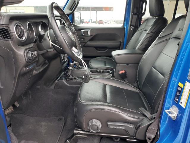 1C4JJXP6XMW761366 - 2021 JEEP WRANGLER U BLUE photo 7