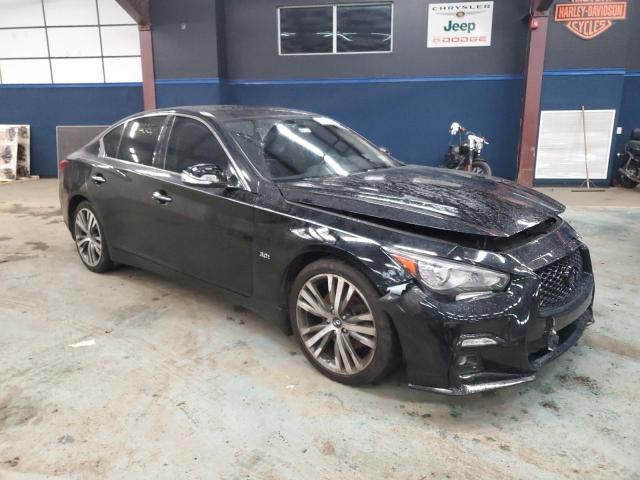 JN1EV7AR7JM435186 - 2018 INFINITI Q50 LUXE BLACK photo 4