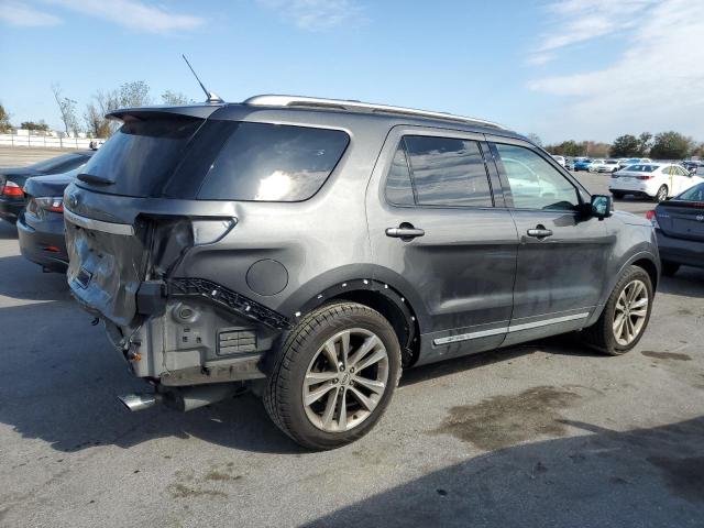 1FM5K7D82JGC62955 - 2018 FORD EXPLORER X GRAY photo 3