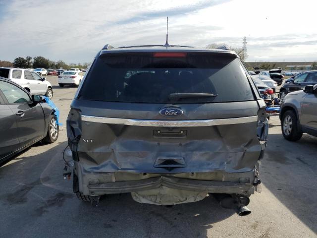 1FM5K7D82JGC62955 - 2018 FORD EXPLORER X GRAY photo 6