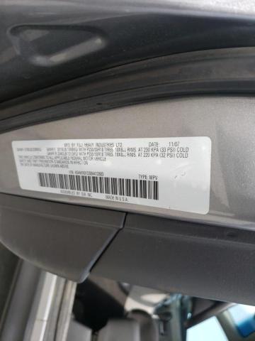 4S4WX91D084412883 - 2008 SUBARU TRIBECA SILVER photo 10