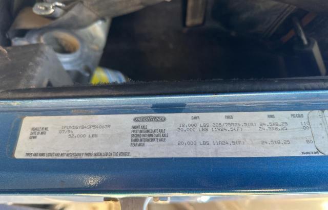 1FUYDSYB4SP540639 - 1995 FREIGHTLINER CONVENTION BLUE photo 10