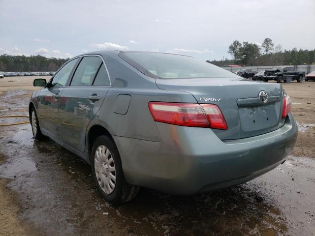 4T1BE46K07U656997 - 2007 TOYOTA CAMRY CE GREEN photo 3