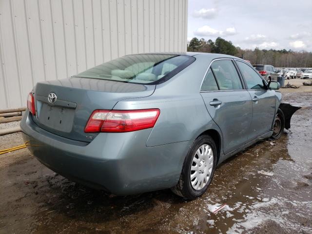 4T1BE46K07U656997 - 2007 TOYOTA CAMRY CE GREEN photo 4