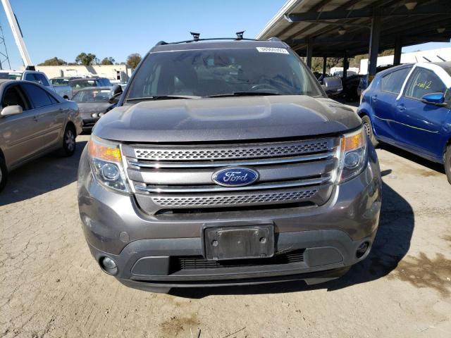 1FM5K8F83EGA75412 - 2014 FORD EXPLORER L GRAY photo 5