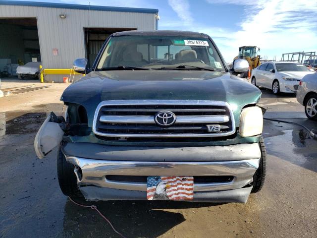 5TBRT34191S146780 - 2001 TOYOTA TUNDRA ACC Կանաչ լուսանկար 5