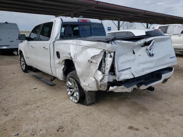 1C6SRFJTXNN101316 - 2022 RAM 1500 LARAM WHITE photo 2