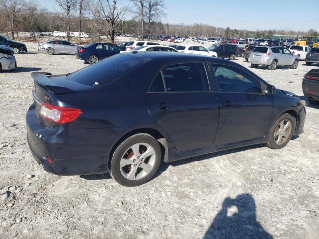 2T1BU4EE4BC688649 - 2011 TOYOTA COROLLA BLUE photo 3