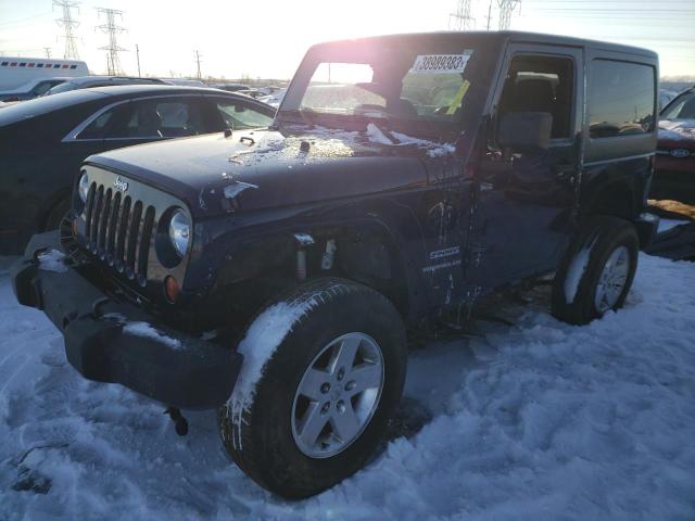 1C4AJWAG4DL504037 - 2013 JEEP WRANGLER S BLUE photo 1