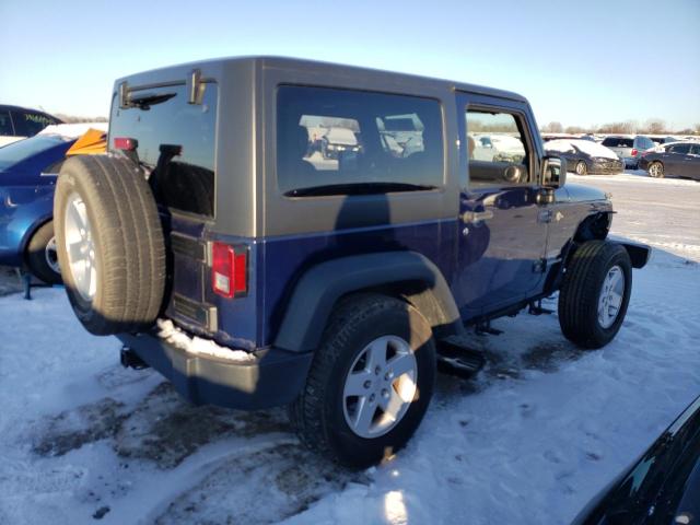 1C4AJWAG4DL504037 - 2013 JEEP WRANGLER S BLUE photo 3