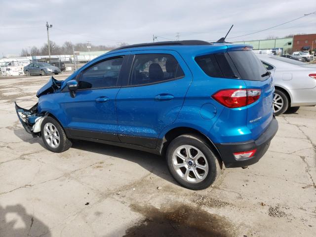 MAJ6S3GL0LC343549 - 2020 FORD ECOSPORT S BLUE photo 2