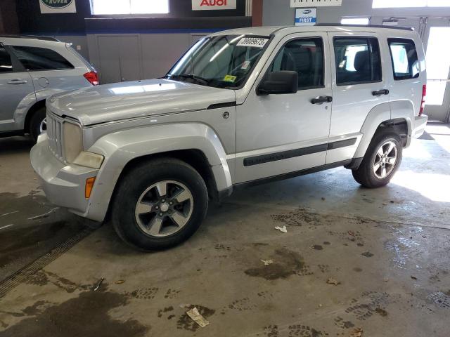 1J8GN28K08W146966 - 2008 JEEP LIBERTY SP SILVER photo 1