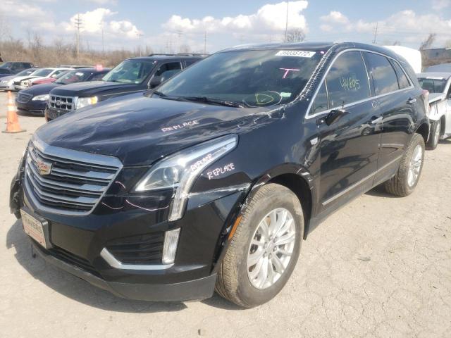 1GYKNBRS9JZ156944 - 2018 CADILLAC XT5 BLACK photo 2