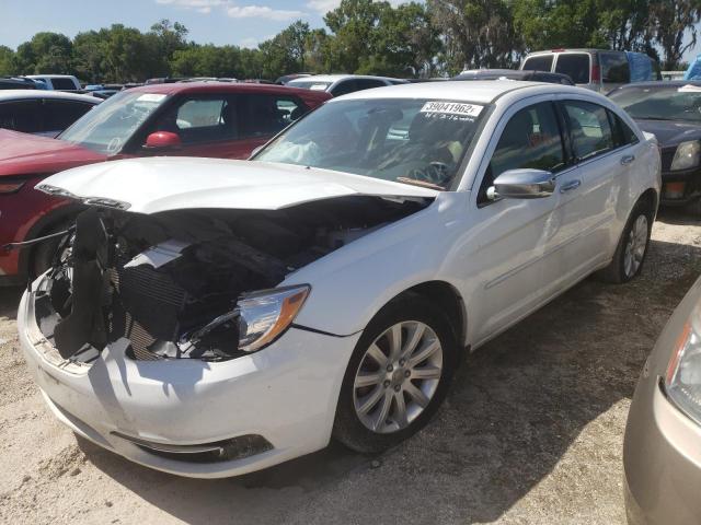 1C3CCBCG2DN567638 - 2013 CHRYSLER 200 LIMITE WHITE photo 2