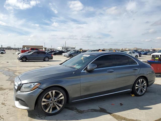 55SWF4JB0JU253238 - 2018 MERCEDES-BENZ C 300 GRAY photo 1