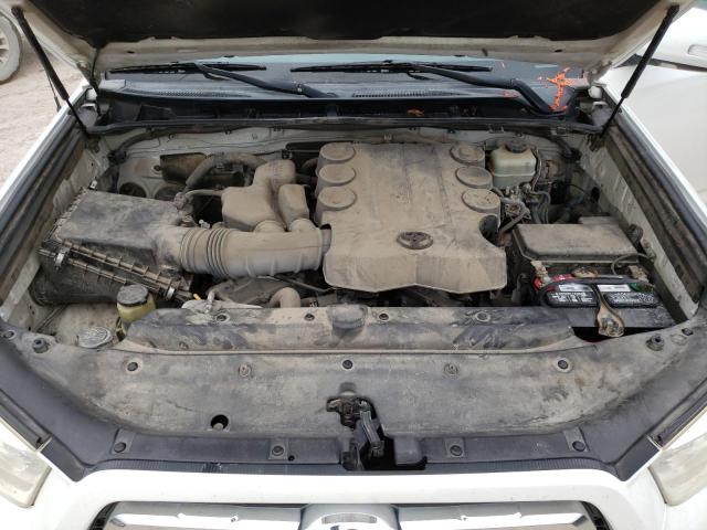 JTEZU5JR5A5012635 - 2010 TOYOTA 4RUNNER SR WHITE photo 12