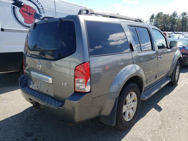 5N1AR18W55C760984 - 2005 NISSAN PATHFINDER GRAY photo 4