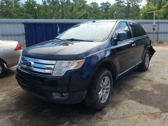 2FMDK38C78BB17852 - 2008 FORD EDGE BLUE photo 2