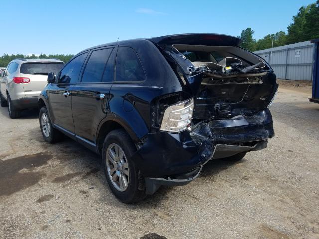 2FMDK38C78BB17852 - 2008 FORD EDGE BLUE photo 3