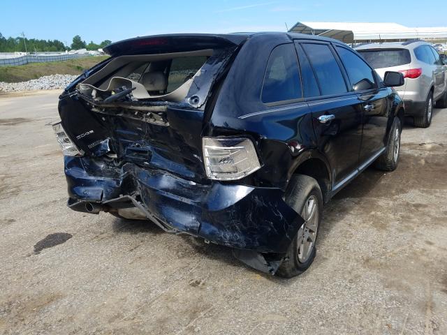 2FMDK38C78BB17852 - 2008 FORD EDGE BLUE photo 4