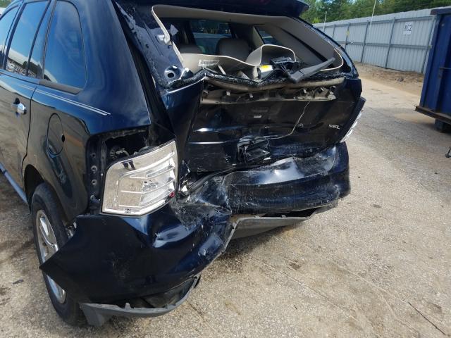 2FMDK38C78BB17852 - 2008 FORD EDGE BLUE photo 9