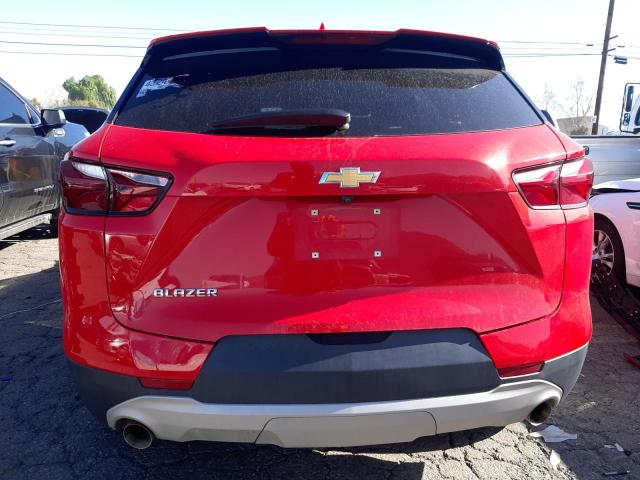 3GNKBCRS2MS504189 - 2021 CHEVROLET BLAZER 2LT RED photo 6