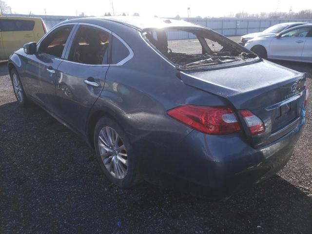 JN1BY1AR3CM393478 - 2012 INFINITI M37 X GRAY photo 3