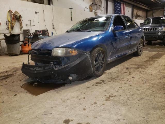 1G1JH52FX37242570 - 2003 CHEVROLET CAVALIER L BLUE photo 2