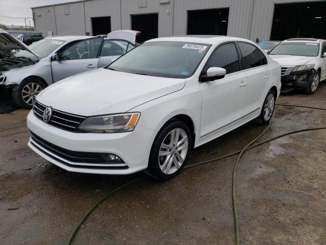 3VWL17AJ9HM415558 - 2017 VOLKSWAGEN JETTA SEL WHITE photo 1