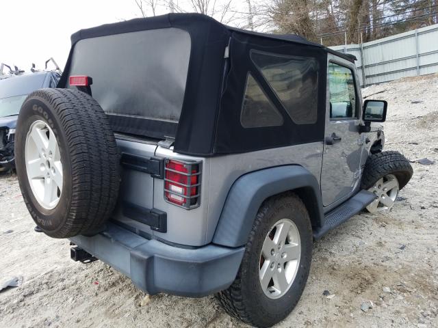 1C4AJWAG8GL128415 - 2016 JEEP WRANGLER S SILVER photo 4