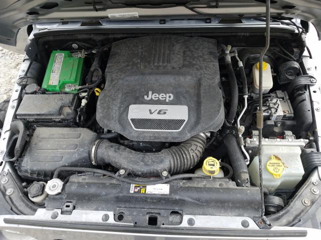 1C4AJWAG8GL128415 - 2016 JEEP WRANGLER S SILVER photo 7