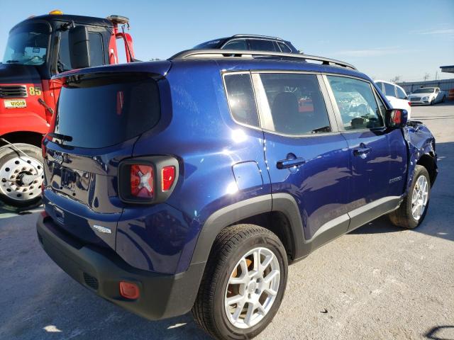 ZACNJBB18LPL91740 - 2020 JEEP RENEGADE L BLUE photo 3