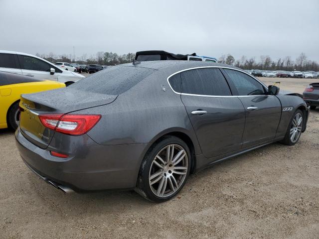 ZAM56RPAXG1187609 - 2016 MASERATI QUATTROPOR GRAY photo 3