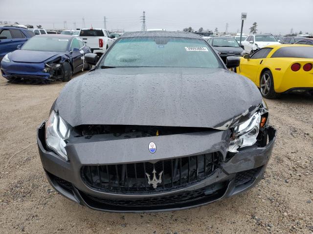 ZAM56RPAXG1187609 - 2016 MASERATI QUATTROPOR GRAY photo 5