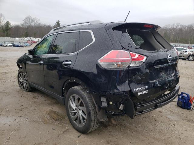 5N1AT2MVXFC865316 - 2015 NISSAN ROGUE BLACK photo 3